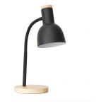 Lampara De Escritorio Nordica En Metal Y Madera - Flexible - Imagen 10