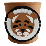 Cesto Canasto Infantil Para Juguetes O Ropa En Lona Deco - Imagen 4