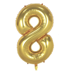 Globos Números Metalizados Dorados Decoración Cumpleaños - Imagen 35