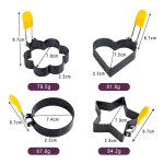 Moldes Cocina Antiadherentes Para Huevo Frito Y Panqueques - Imagen 2