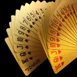 Cartas Naipes Póker Plástico Anti Agua Doradas - Imagen 3