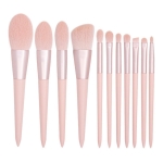 Set 11 Pinceles Maquillaje Brochas Prof C/ Estuche Calidad - Imagen 6