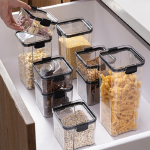 Recipiente Organizador Apilable Con Tapa Hermética - 1800 Ml Color Transparente - Imagen 4