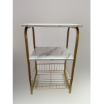 Mesa De Centro Para Estar Dormitorio Textura Mármol Grande - Imagen 3