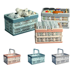 Canasto Cesto Plegable Supermercado Organizacion Mediano - Imagen 2