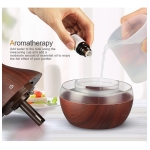 Humidificador Difusor Vaporizador Aromaterapia Madera Oscura - Imagen 9