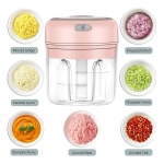 Cortador Triturador Eléctrico Ajo Verduras Recargable 100 Ml - Imagen 7