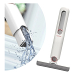 Mini Mopa Portátil Ajustable Lampazo C/ Esponja Color Blanco - Imagen 3