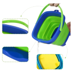 Balde Plegable De Playa Silicona Niños Juego Playa Verano - Imagen 10
