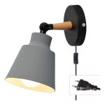 Lampara De Metal Para Pared Aplique Luz Dormitorio - Imagen 2