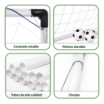 Mini Arco De Fútbol Puntería + Pelota E Inflador - Imagen 10