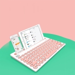 Teclado Inalámbrico Bluetooth Multi Device Celular Tablet Pc - Imagen 15