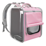 Mochila Transportadora Mascotas Perro Gato Malla 9 Kg Aprox - Imagen 11