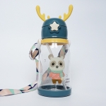 Botella Entrenamiento Para Bebe Con Pajita Vaso Con Correa - Imagen 6