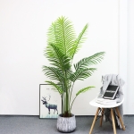Planta Artificial En Maceta Simil Palmera Areca 220cm - Imagen 6