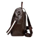 Mochila Cartera Antirrobo Mujer Sin Acceso Delantero Cuero - Imagen 7