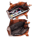 Bolso Cartera Mujer Vintage Simple Elegante Gran Capacidad - Imagen 2