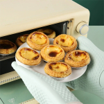 Guante Manopla Antideslizante P/ Cocina Horno Silicona Tela - Imagen 4