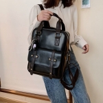 Mochila Bolso Retro Vintage Doble Bolsillo Gran Capacidad Il - Imagen 14