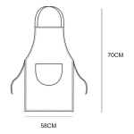 Mandil Delantal Unisex Cocina Protección Fácil Limpieza - Imagen 3