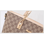 Set De Cartera Bolso Dama Moderna 6 Piezas Estampada Color Beige - Imagen 5