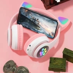 Auriculares Con Orejas Y Luces Divertidos Bluetooth - Imagen 26