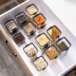 Recipiente Organizador Apilable Con Tapa Hermética - 460 Ml - Imagen 3