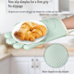 Guante Manopla Antideslizante P/ Cocina Horno Silicona Tela - Imagen 20