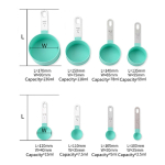 Set 4 Cucharas Y 4 Tazas Medidoras De Cocina Varias Medidas - Imagen 3