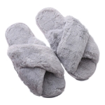 Pantufla Chatita Super Peluda Diseño En X - Varios Talles - Imagen 21