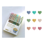 Pack X 9 Lapiceras Boligrafos De Gel Divertidos Colores - Imagen 9