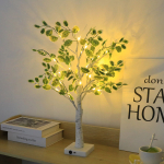 Arbol Led Con Hojas Y Ramas Decoracion Fiestas 65cm - Imagen 2
