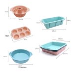 Set X 5 Asaderas De Silicona Para Pasteleria -40º A 230º - Imagen 24