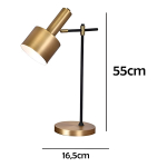 Lampara De Mesa De Luz Escritorio Portatil Con Rotación - Imagen 5
