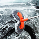 Cepillo De Microfibra Doble Para Lavado De Auto Mango Largo - Imagen 7