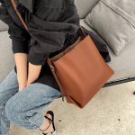 Bolso Cartera Dama Lisa Minimalista Gran Capacidad Cuero Pu - Imagen 7