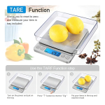 Balanza Digital Precision Cocina Bolsillo Joyero Carga Usb Color Plateado - Imagen 2