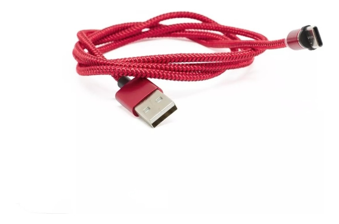 D_950058-MLU54816836946_042023-F.jpg Cable Magnetico Iman Cargador Tipo C Mallado 2 A - Imagen 1