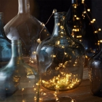 Guirnalda Mini Burbujas Vidrio Led Guía De Cumpleaños Bodas - Imagen 6