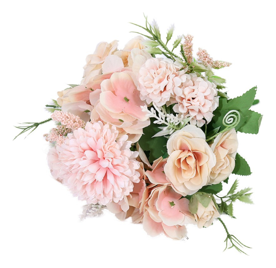 D_951084-MLU71371235184_082023-F.jpg Flores Artificiales Decorativas Ramo De 7 Flores Variadas - Imagen 1