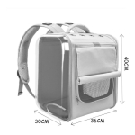 Mochila Transportadora Mascotas Perro Gato Malla 9 Kg Aprox - Imagen 8