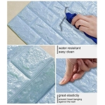 Revestimientos Adhesivo Panel 3d Simil Ladrillo Blanco 0.8mm - Imagen 4