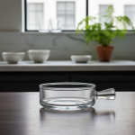 Plato Hondo Estilo Cazuela Copetin Vidrio Con Asa 15cm - Imagen 8