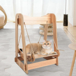 Hamaca Para Gatos De Madera Cama Mascota - Imagen 11