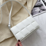 Bandolera Cartera P/ Mujer A Cuadros Capitoneada Moderna - Imagen 17