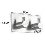 Soporte Doble Gancho Para Pared Toallero Pared Accesorio - Imagen 12