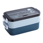 Lunchera Vianda Con Cubiertos Pote Alimentos Dos Pisos - Imagen 9