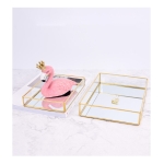 Set X2 Bandejas De Metal Para Organizar Maquillaje Joyas - Imagen 3