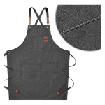 Delantal Gastronómico Unisex Jean Cocina Barbería Asado Chef - Imagen 8