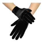 Guantes Textura Terciopelo Gamuza Cortos - Imagen 3